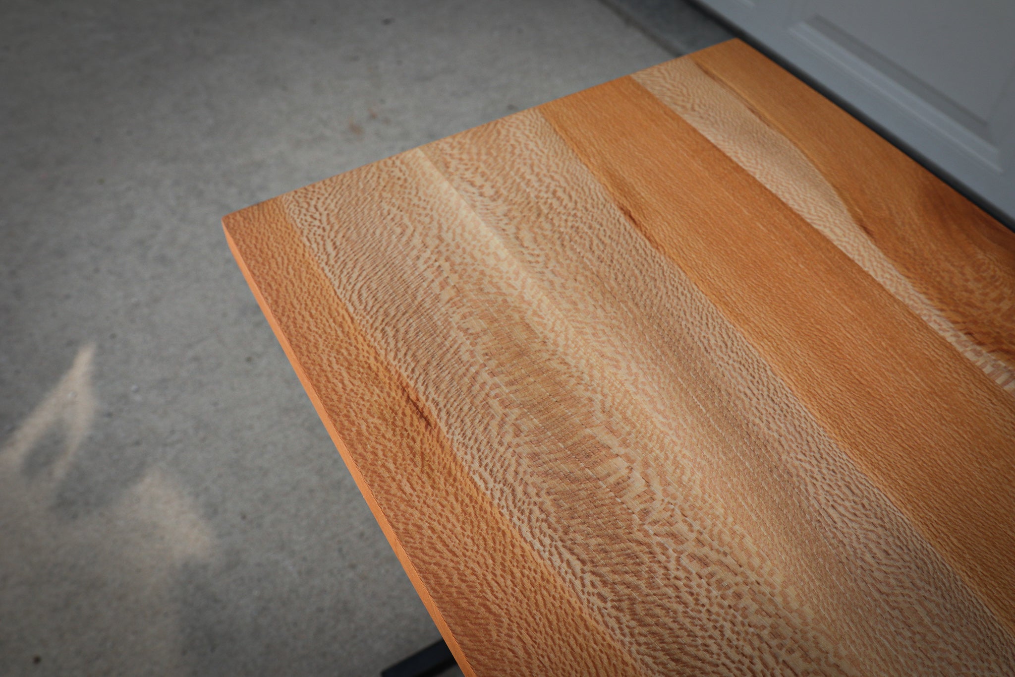 Quartersawn Sycamore Industrial Side C Table