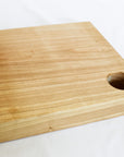 thick ash butcher block cutting board
