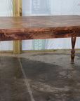 Alder Farmhouse Dining Table with 3" Narrow Legs - Hazel Oak Farms