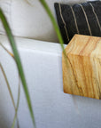 Solid 5" Spalted Maple Sofa Armrest Table (in stock) - Hazel Oak Farms