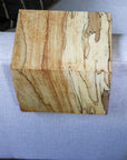 Solid 5" Spalted Maple Sofa Armrest Table (in stock) - Hazel Oak Farms