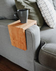 Solid Cherry Wood Sofa Armrest Table