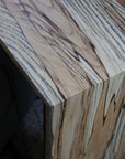 Spalted Maple Waterfall C-Table - Hazel Oak Farms