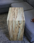 Spalted Maple Waterfall C-Table - Hazel Oak Farms