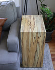 Spalted Maple Waterfall C-Table - Hazel Oak Farms