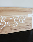 Solid Hickory Wood Wall Sign
