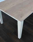 Solid White Oak Shaker Style Dining Table