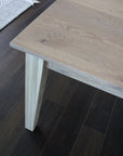 Solid White Oak Shaker Style Dining Table