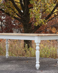 White Spalted Maple Dining Table Set - Hazel Oak Farms