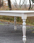 White Oak Farmhouse Dining Table