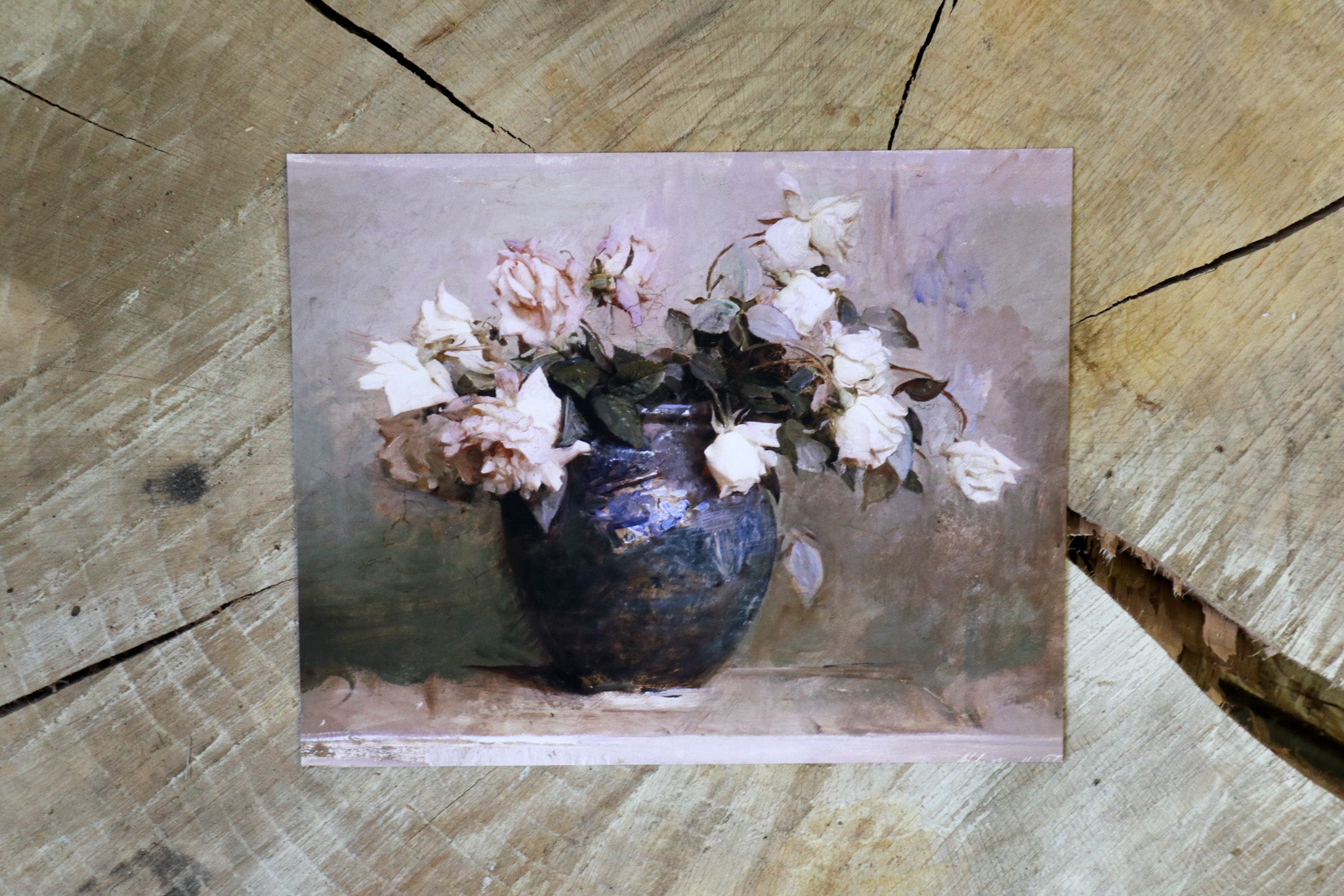 Vintage Art Print - Blooming Flowers (in stock) - Hazel Oak Farms