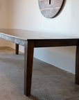 Pine Stained Modern Shaker Dining Table