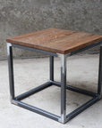 Quartersawn White Oak Cube 18" Coffee Side Table