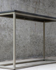 Modern Metal & Wood Console Entryway Table