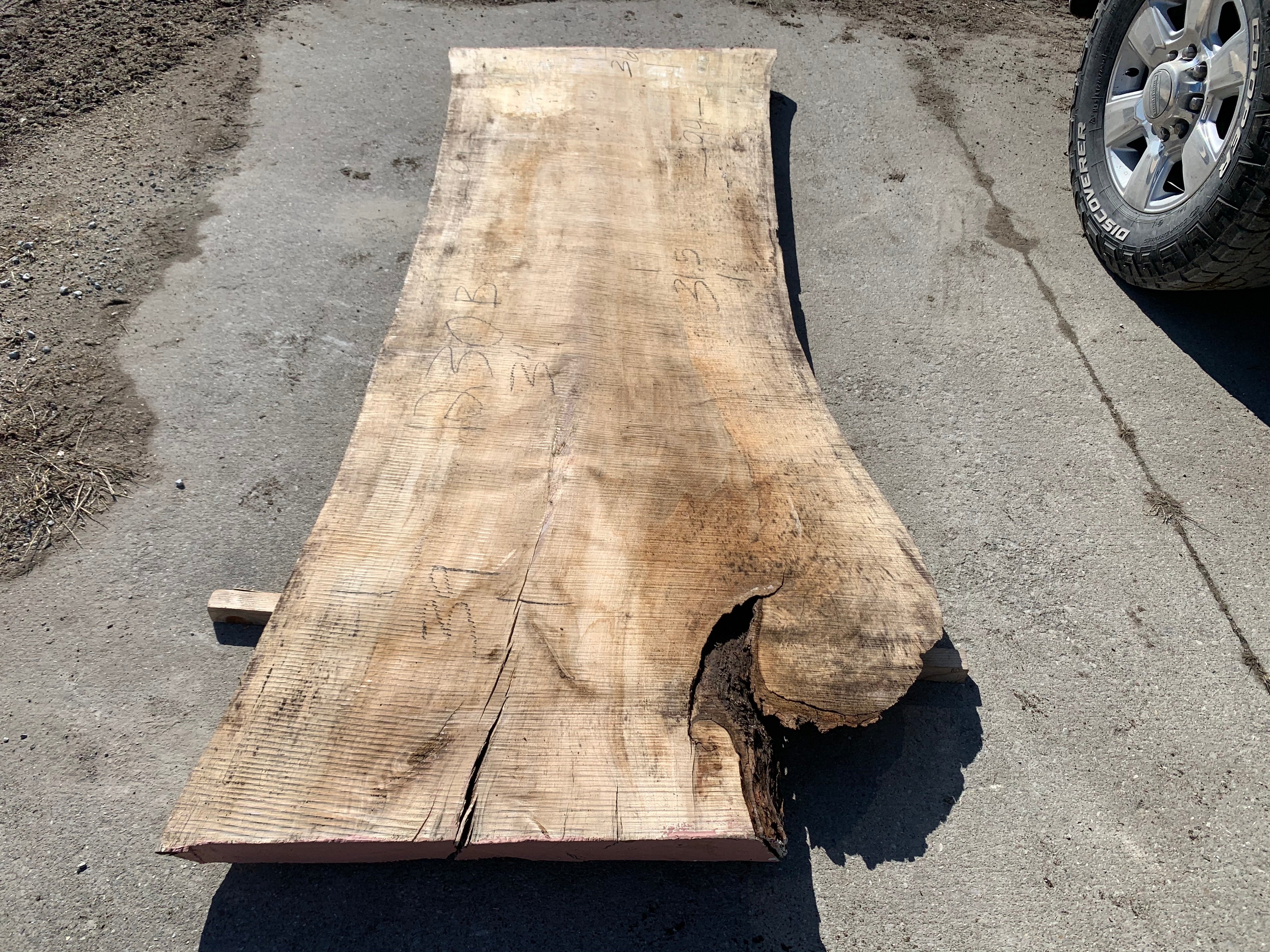 Spalted Soft Maple Slab 