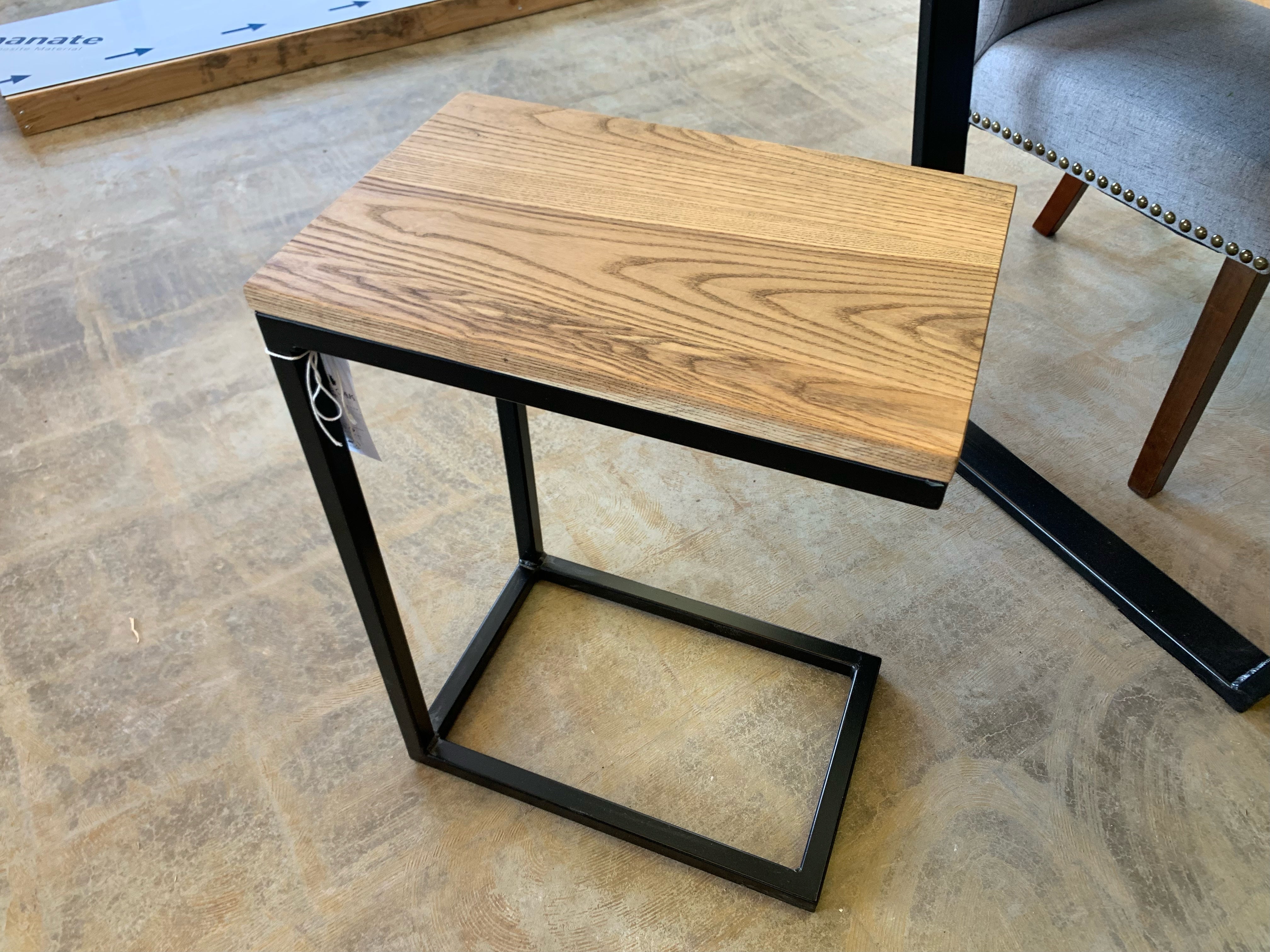 Wood top deals c table