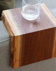 Live Edge Walnut Armrest Table - Hazel Oak Farms