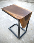 Waterfall Walnut Wood Laptop C Table