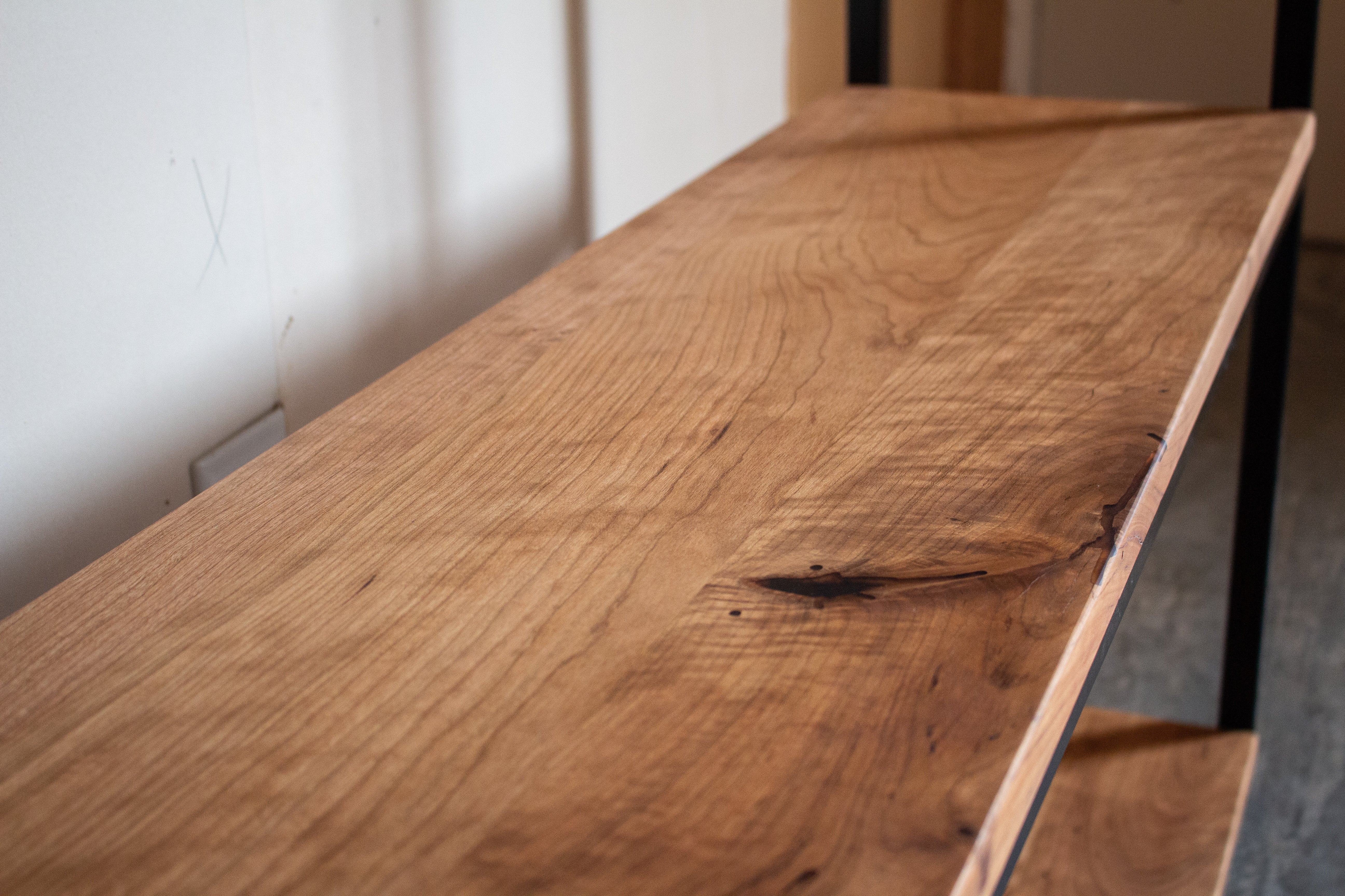 Modern Cherry Wood Shelf