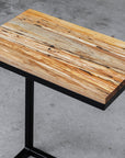 Solid Spalted Maple Wood Laptop C Table