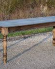 Classic Hackberry Hardwood Farmhouse Dining Table (in stock) Handmade Furniture in Iowa, USA