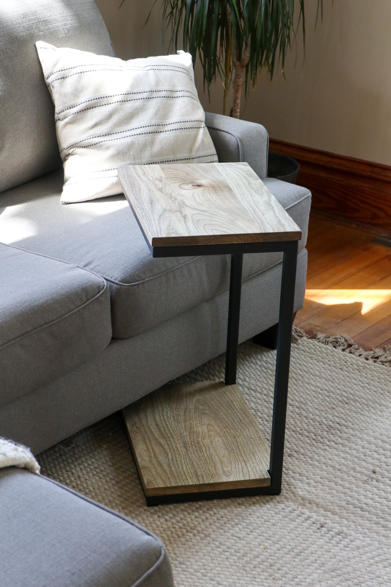 Hackberry Floor Shelf Modern C Side Table (in stock)