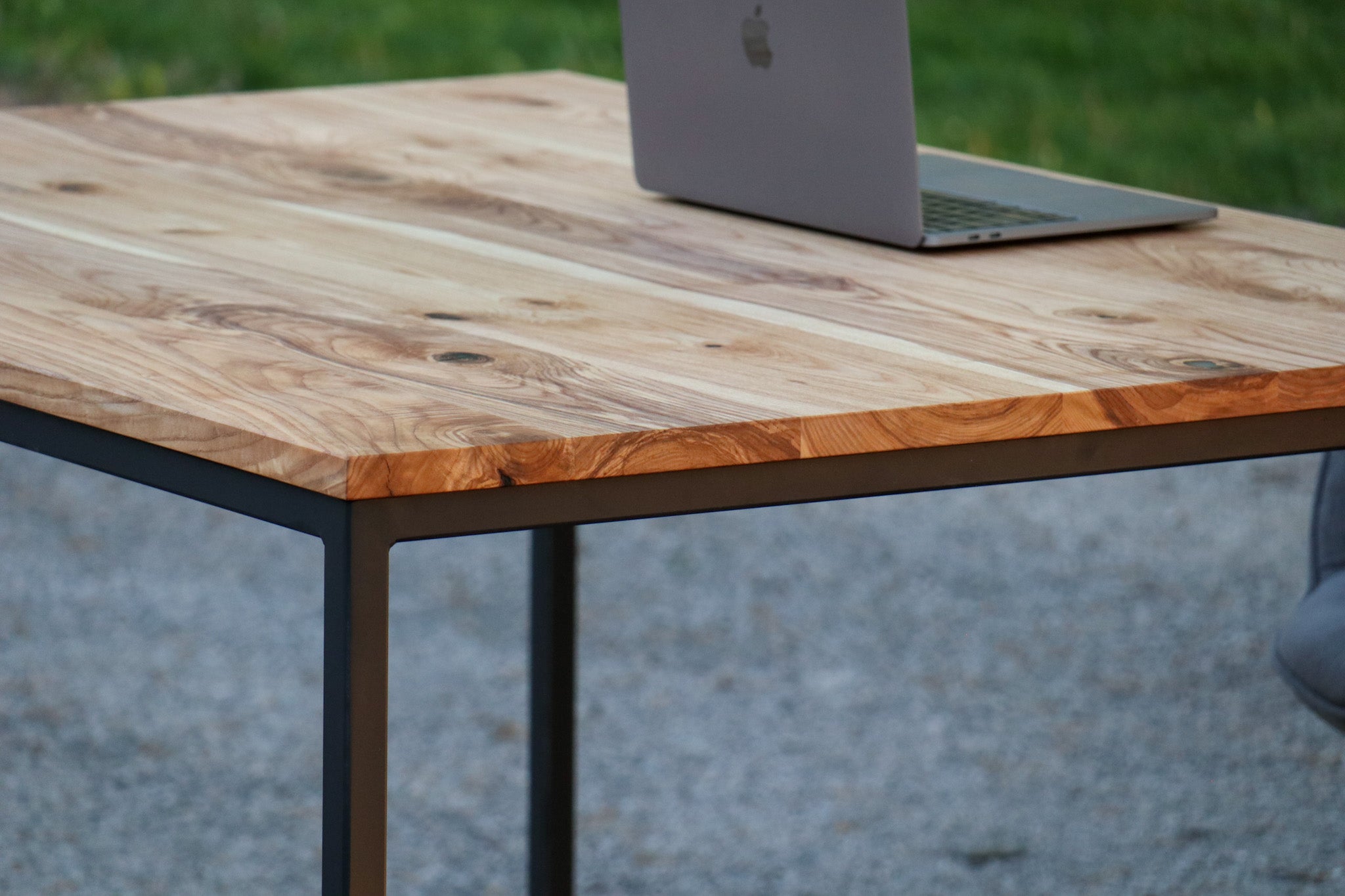 Ash wood deals desk