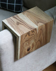 Solid 5" Ash Hardwood Armrest Table (in stock)