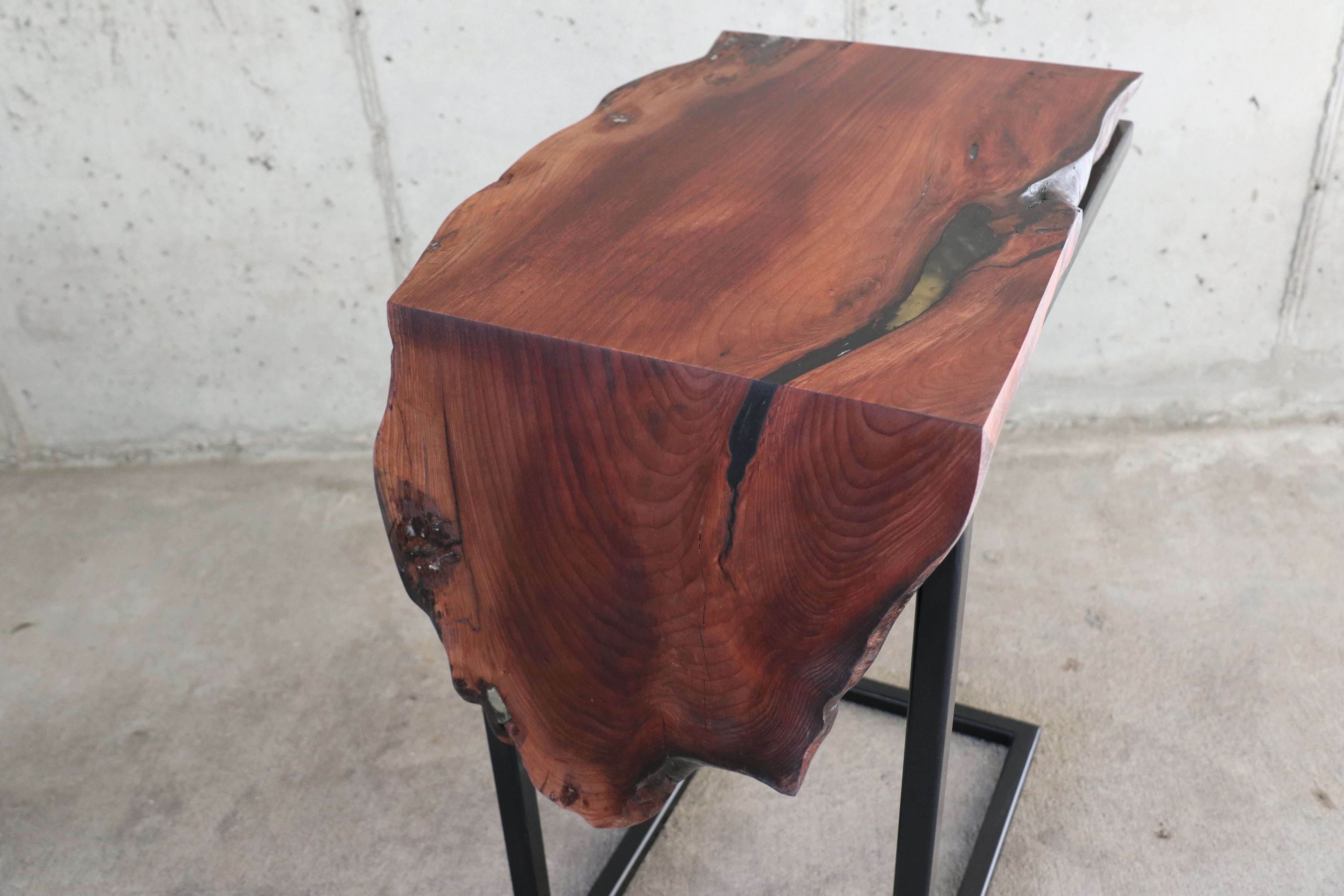 Sinker Redwood Waterfall Wood Laptop C Table