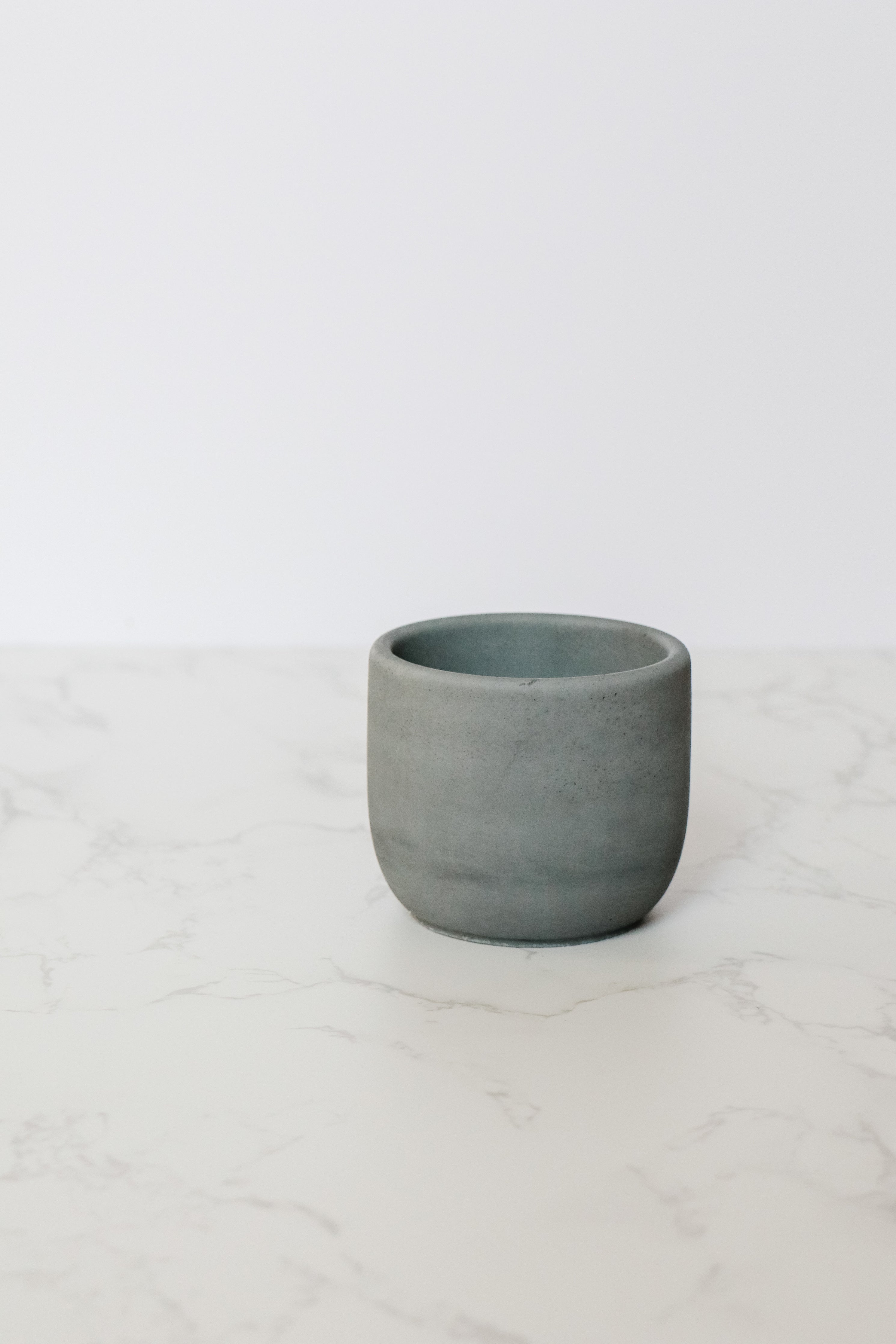 Concrete 3&quot; Tulip Vessel - Hazel Oak Farms