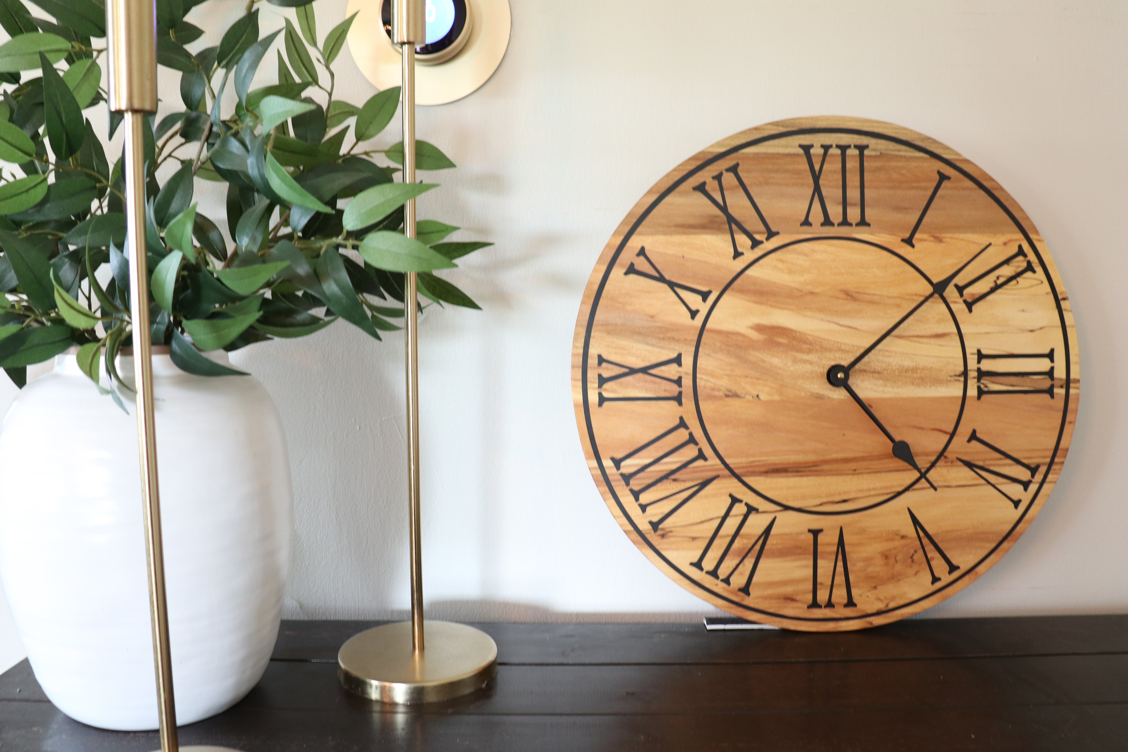 Soft Maple Clock 18" Wall Clock (in stock)